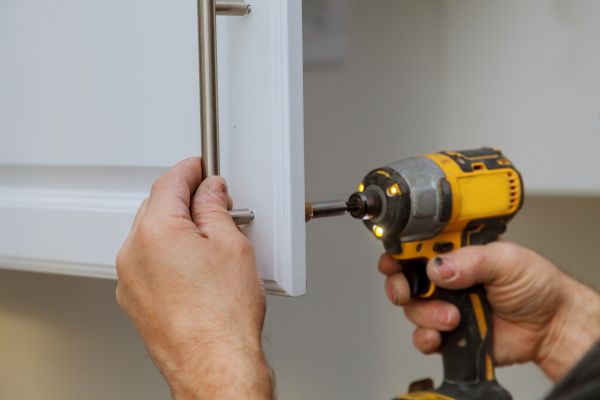 Cabinet Knob Installation in Kingman